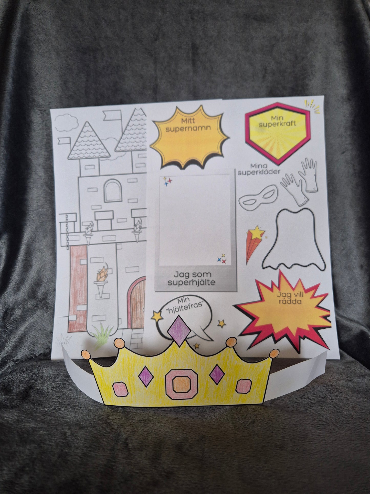 Kalaspaket - Tema Prinsessor 4 - 7 år (personlig)