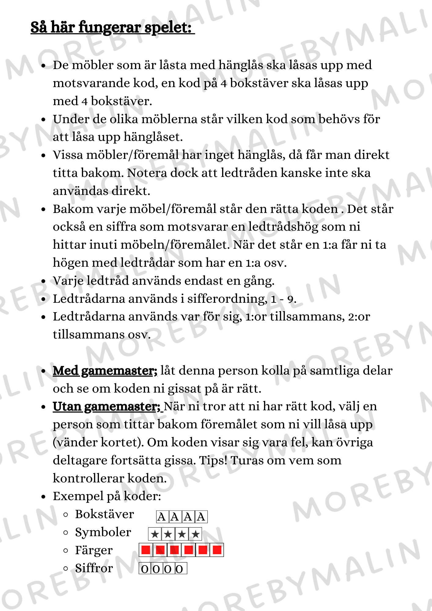 Escape game - Instängda i skolan