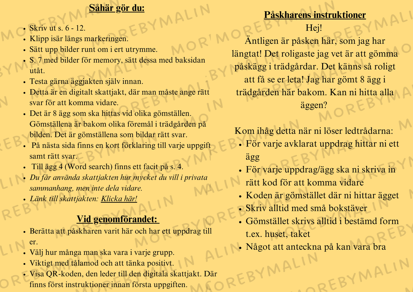 Påskharens äggjakt