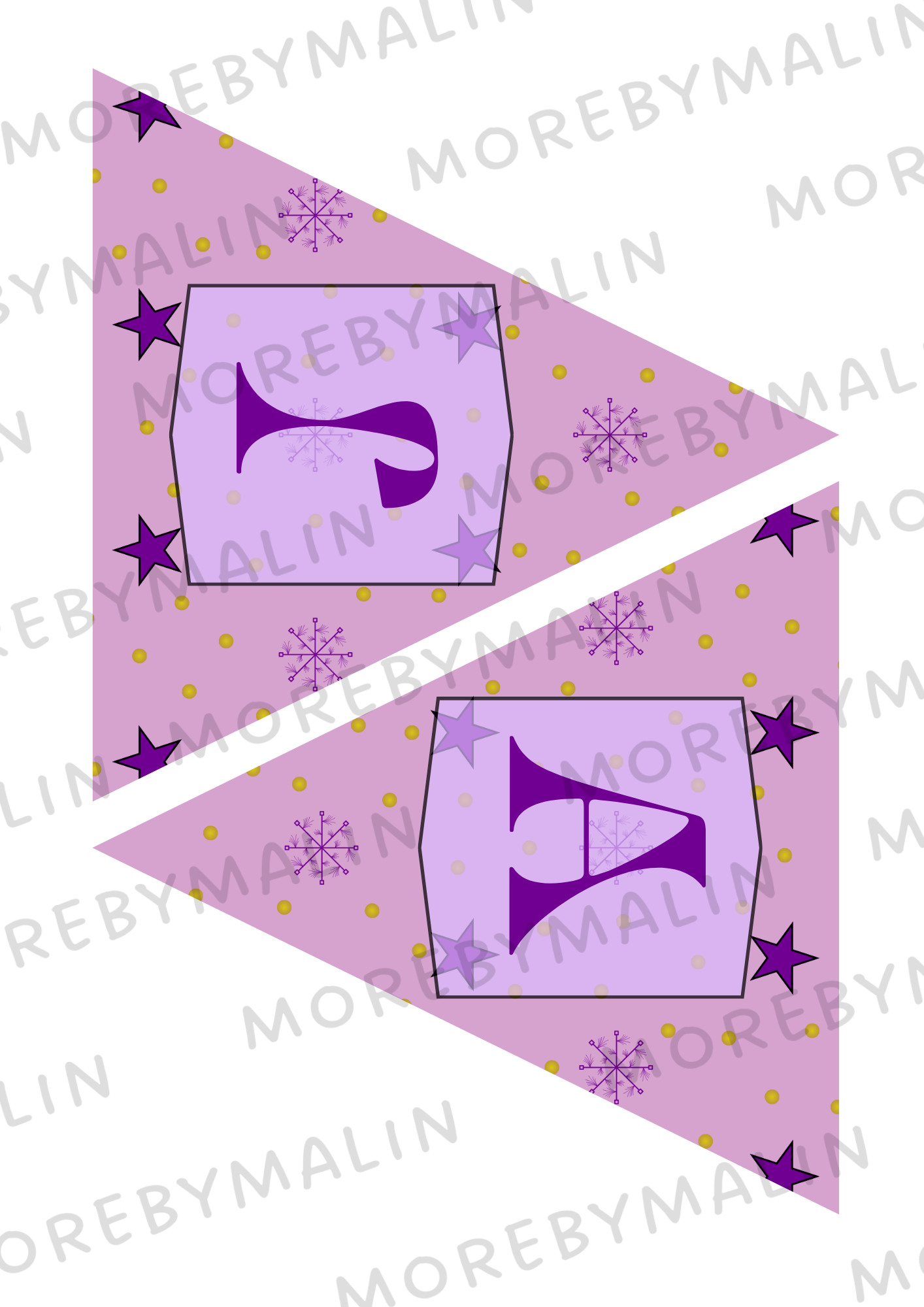 Kalaspaket - My first birthday (lila/rosa)