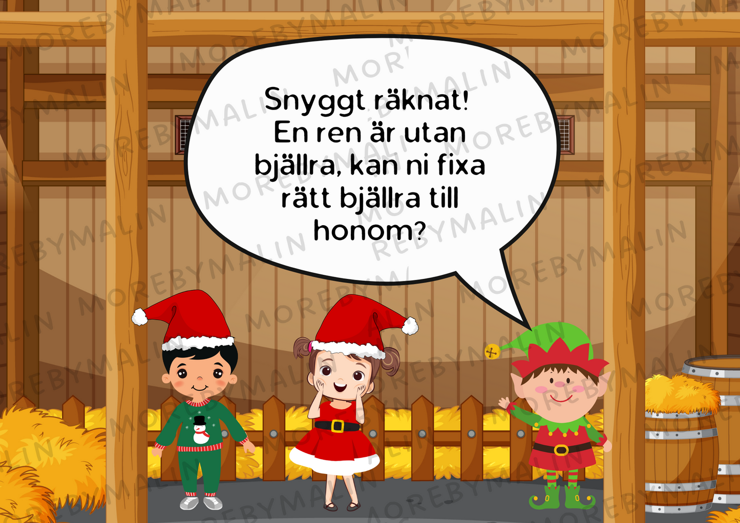 Sally och Sigge i Tomteverkstan - digital skattjakt