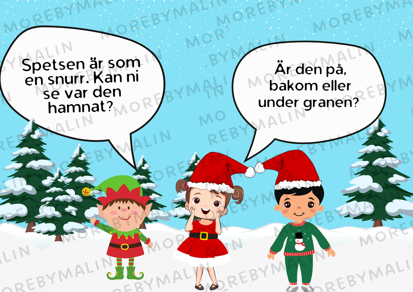 Sally och Sigge i Tomteverkstan - digital skattjakt