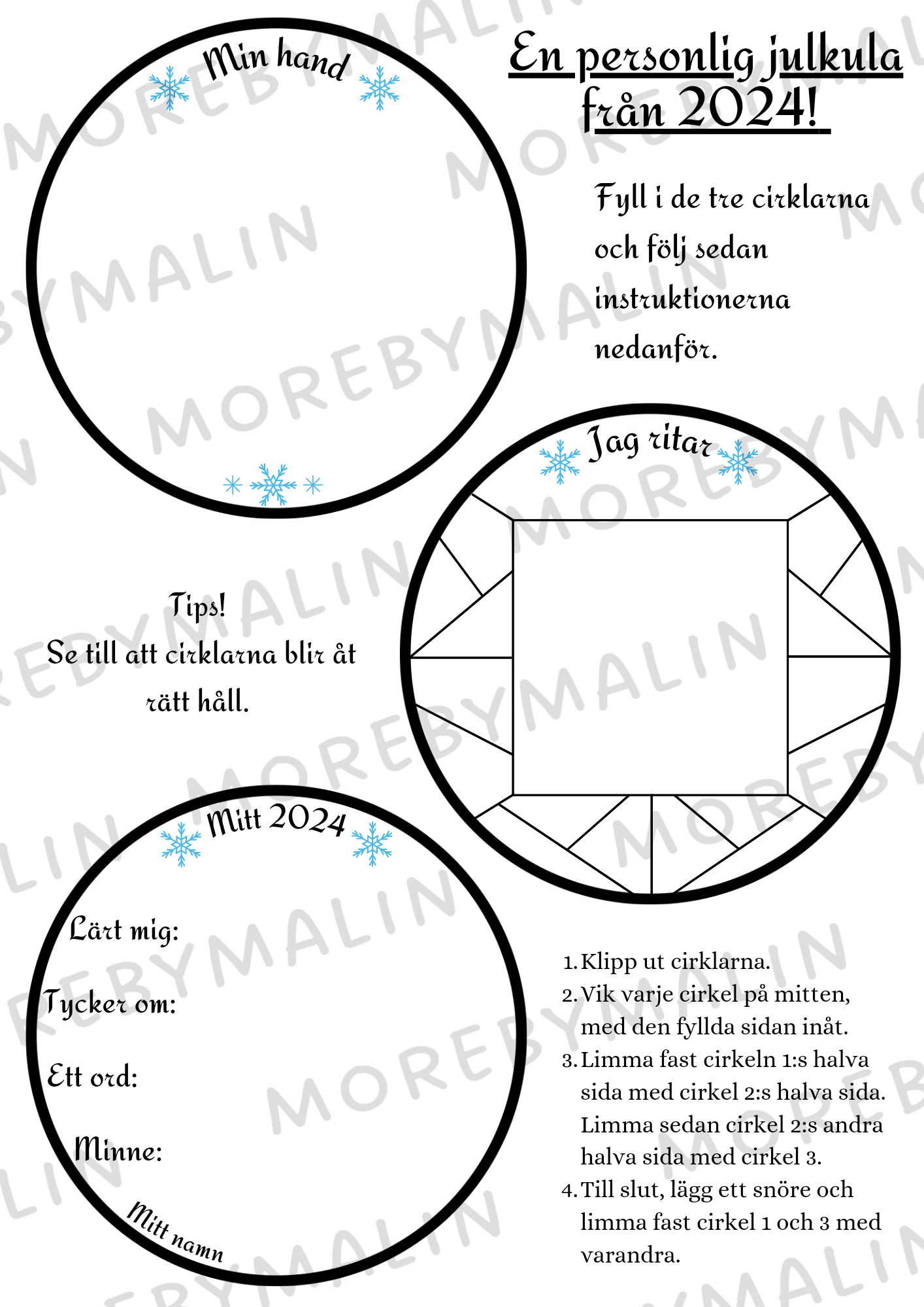 Gör en personlig julkula