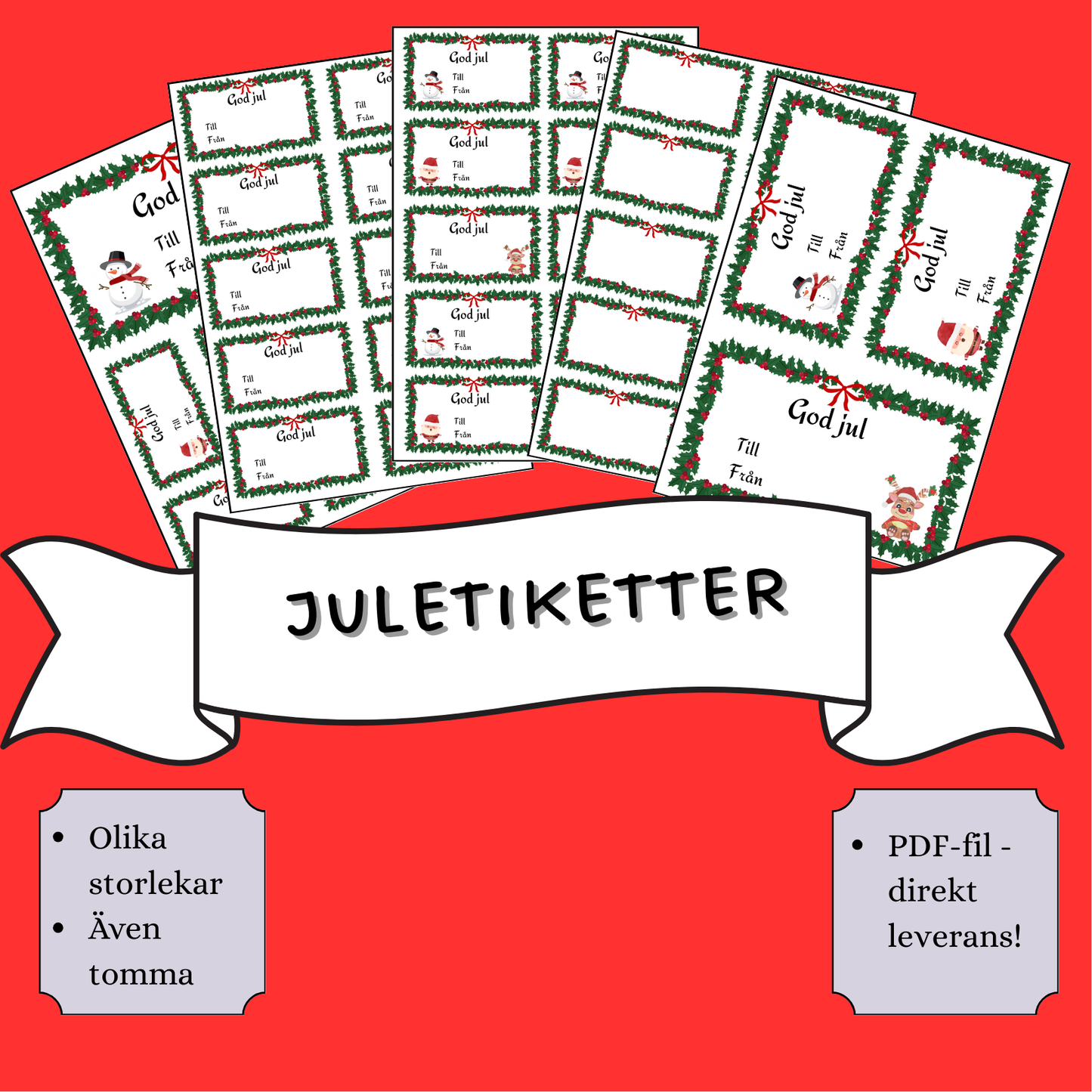 Juletiketter