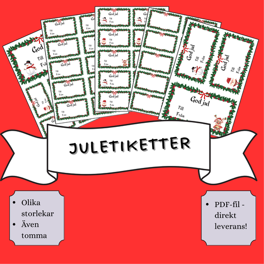 Juletiketter