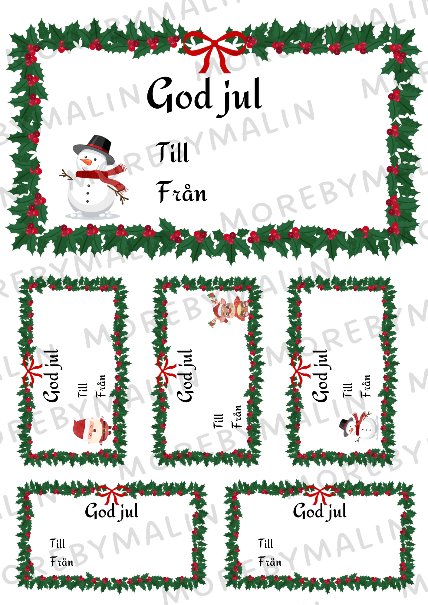 Juletiketter