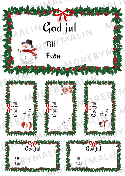 Juletiketter