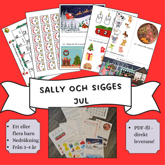 Sally och Sigges jul - nedräkning till julafton (flera barn)