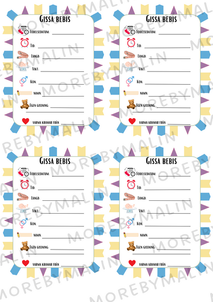 Babyshower paket - Neutral