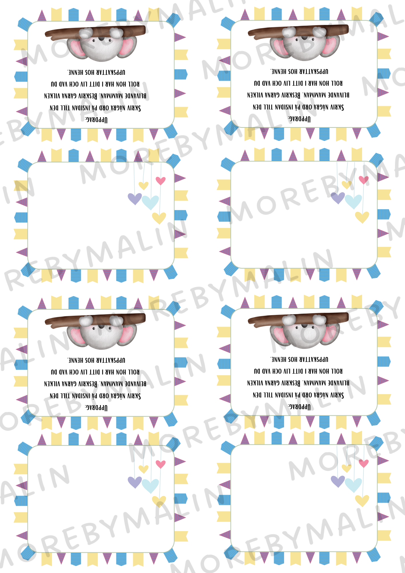 Babyshower paket - Neutral