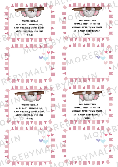 Babyshower paket - Rosa