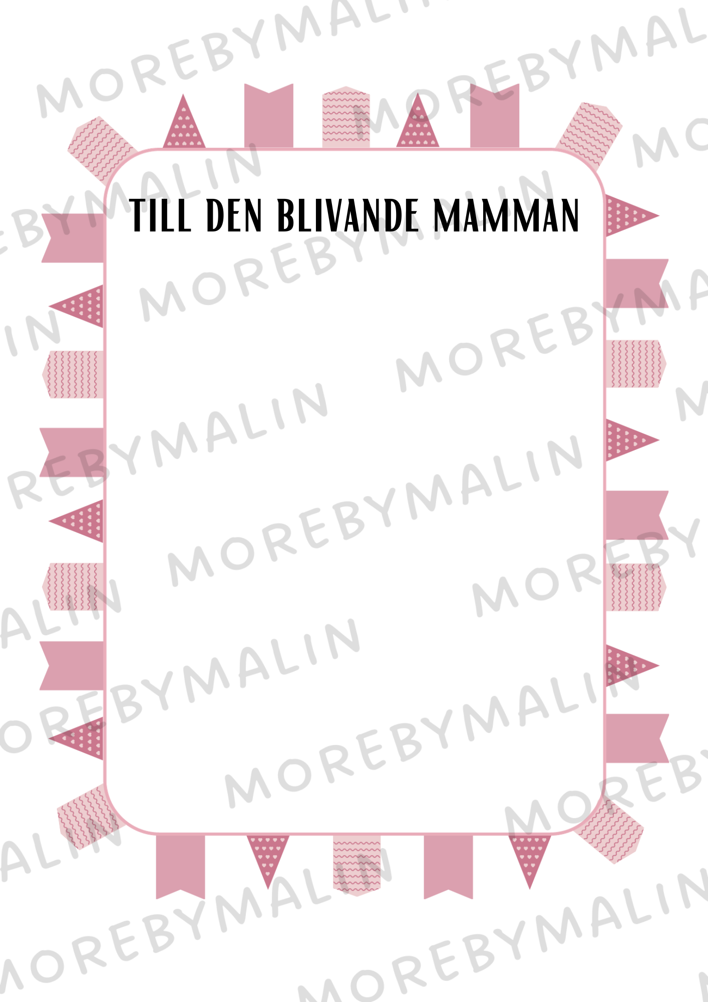 Babyshower paket - Rosa
