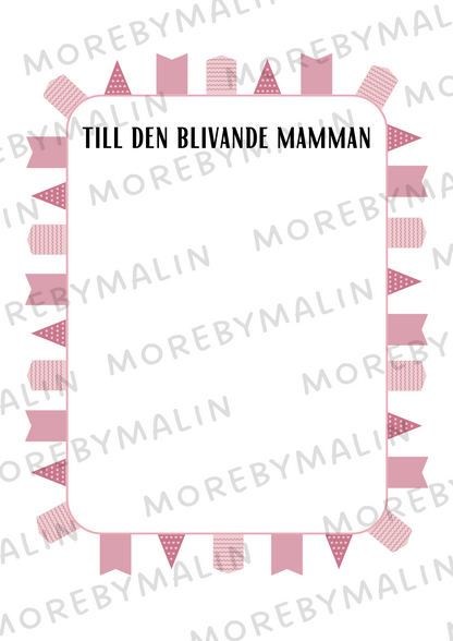 Babyshower paket - Rosa