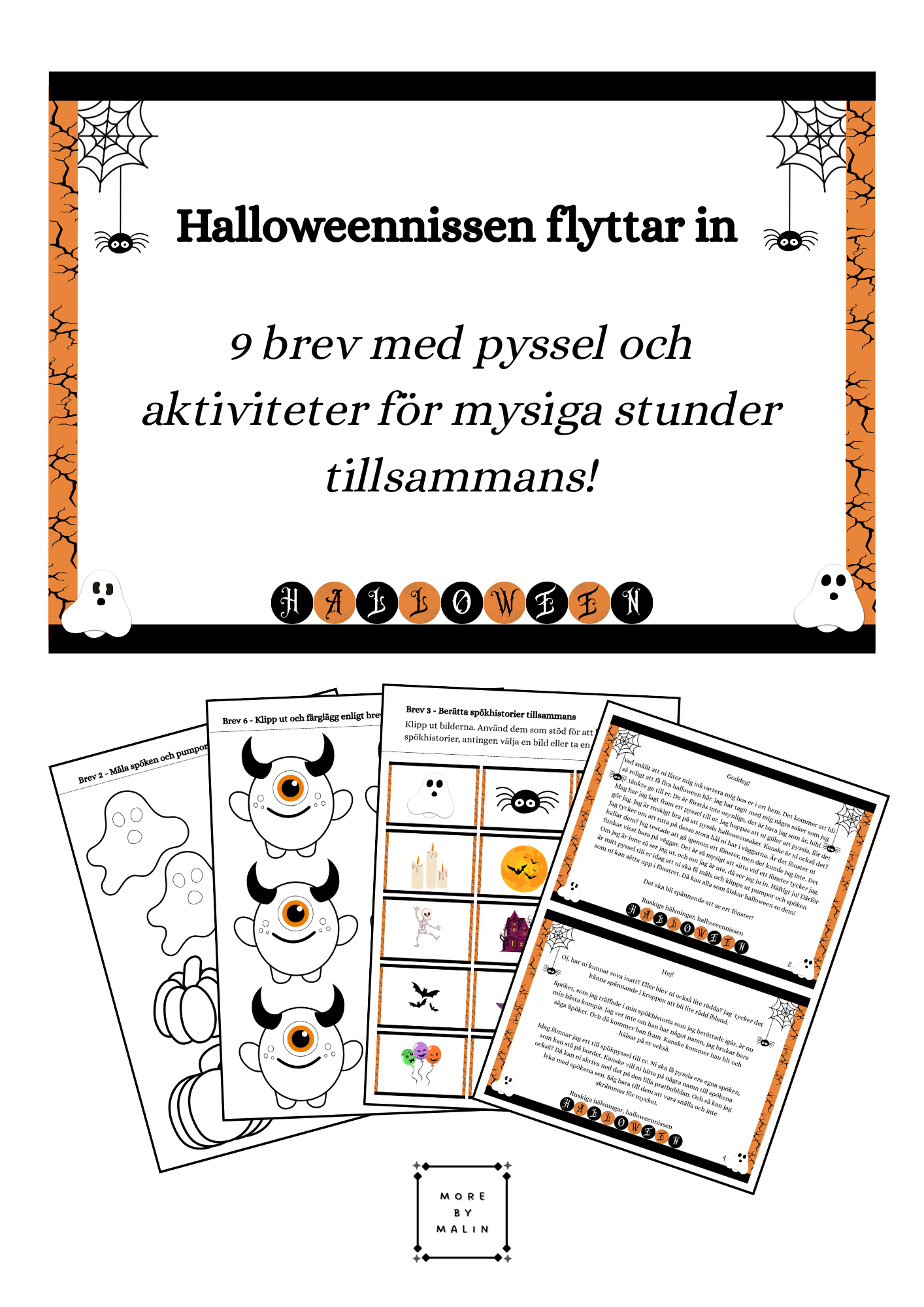 Halloweennissen flyttar in - 9 brev