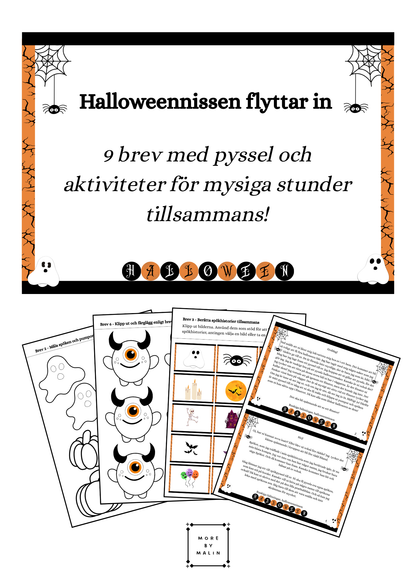 Halloweennissen flyttar in - 9 brev