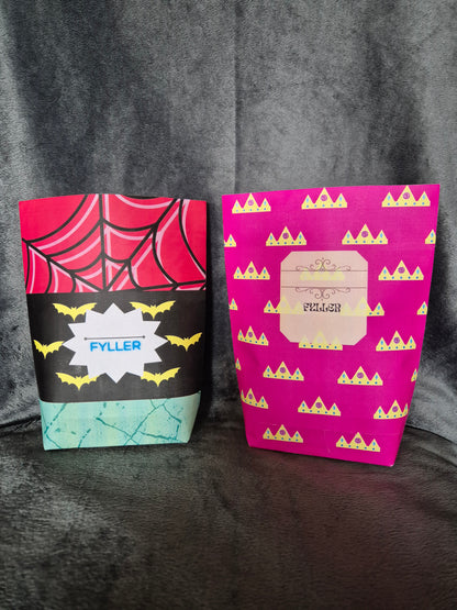 Kalaspaket - dekorationer lila/rosa (personlig)
