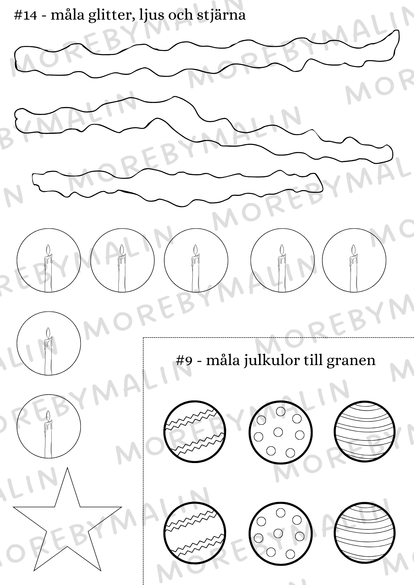 Sally och Sigges jul - nedräkning till julafton (ett barn)