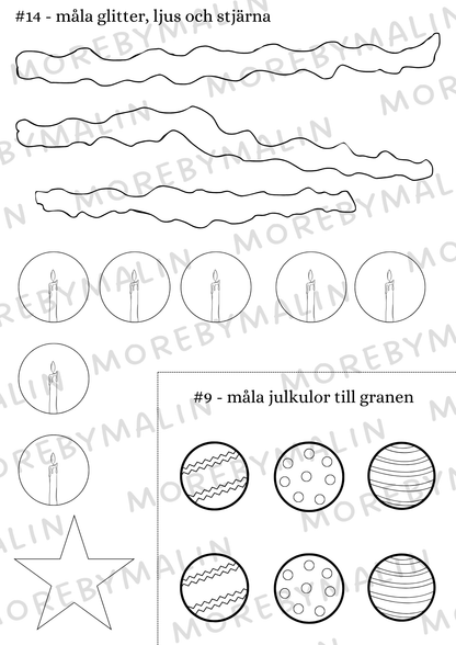 Sally och Sigges jul - nedräkning till julafton (ett barn)