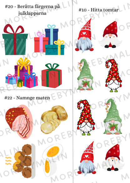 Sally och Sigges jul - nedräkning till julafton (flera barn)