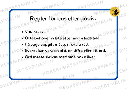 Digital Skattjakt - Bus eller godis med Sally och Sigge
