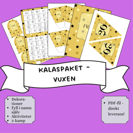 Kalaspaket - Vuxen