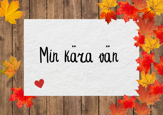 Personlig Dikt - Övrigt kort "I löv you!"