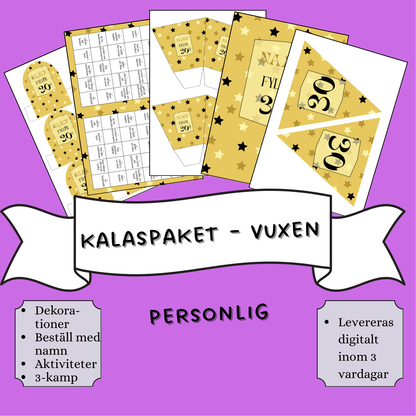 Kalaspaket - Vuxen (personlig)