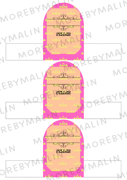 Kalaspaket - Tema Prinsessor 6 - 9 år (personlig)