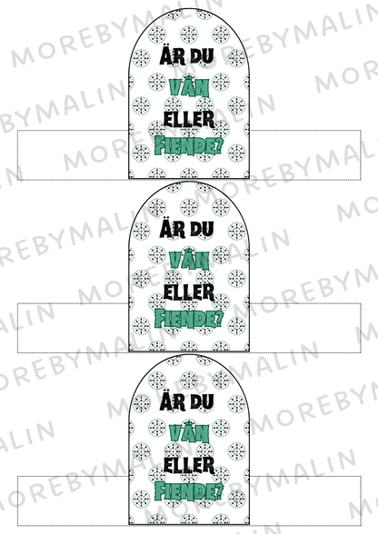 Vänner & fiender - ditt egna mordmysterispel