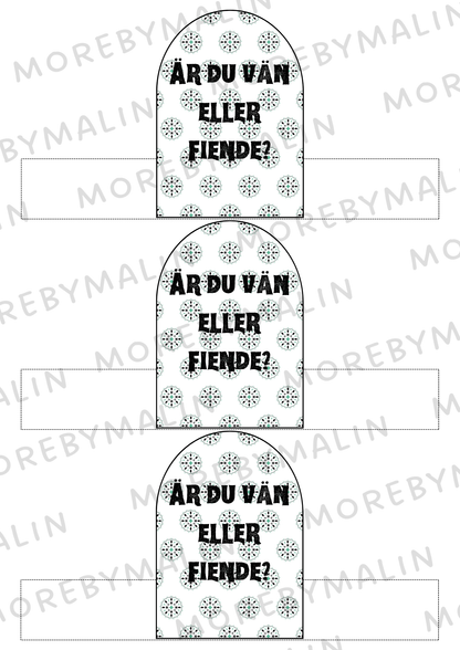 Vänner & fiender - ditt egna mordmysterispel