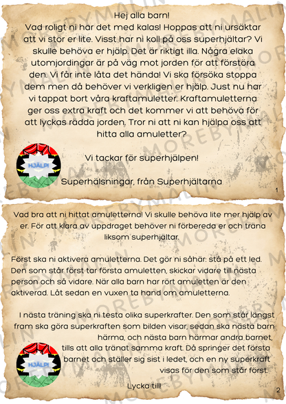 Kalaspaket - Tema Superhjältar 6 - 9 år