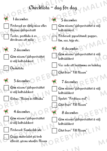 Nissebrev - Nissen leker kurragömma igen (Ett barn)