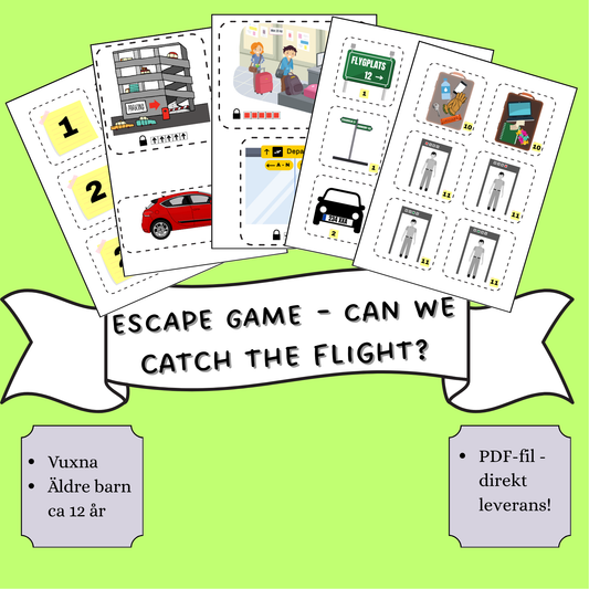 Escape game - Can we catch the flight?