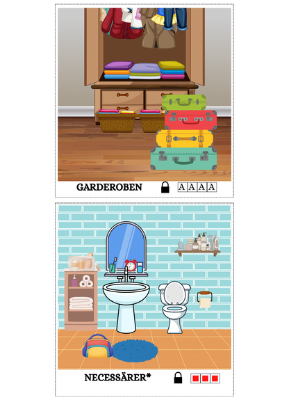 Escape game- Familjen Juliusson reser iväg (Advent)