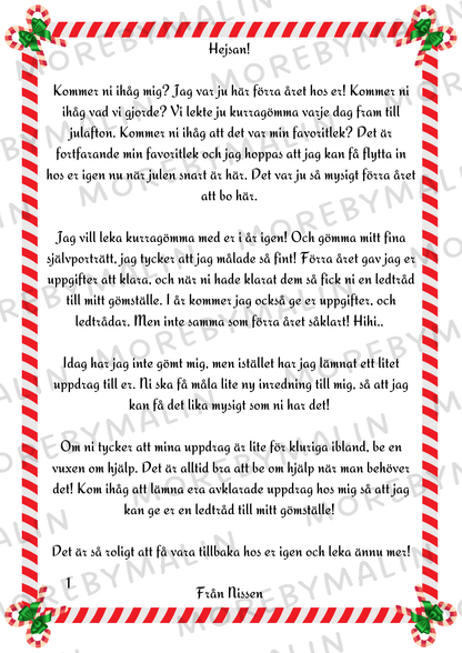 Nissebrev - Nissen leker kurragömma igen (Flera barn)