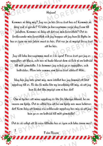 Nissebrev - Nissen leker kurragömma igen (Flera barn)