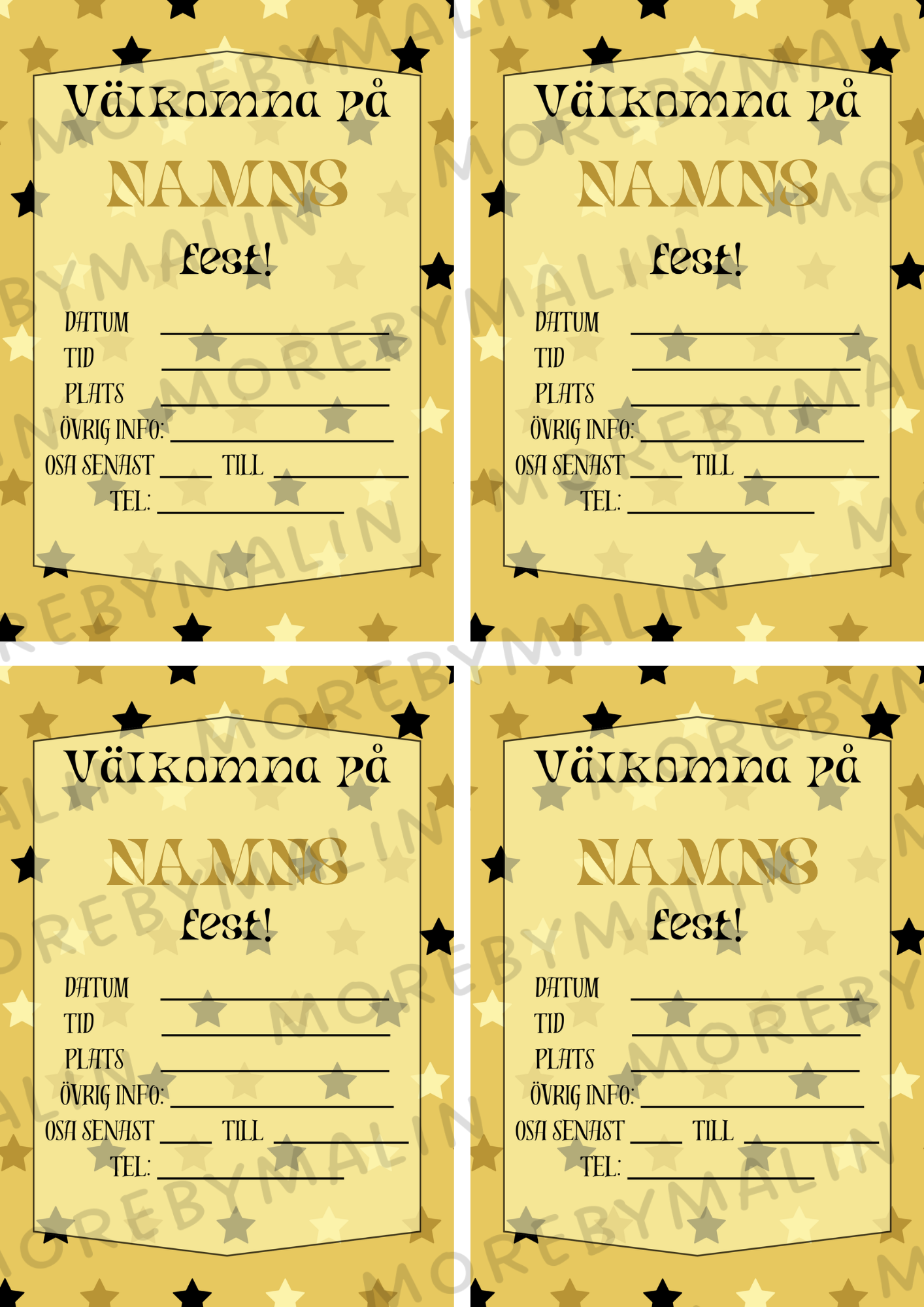 Kalaspaket - Vuxen (personlig)