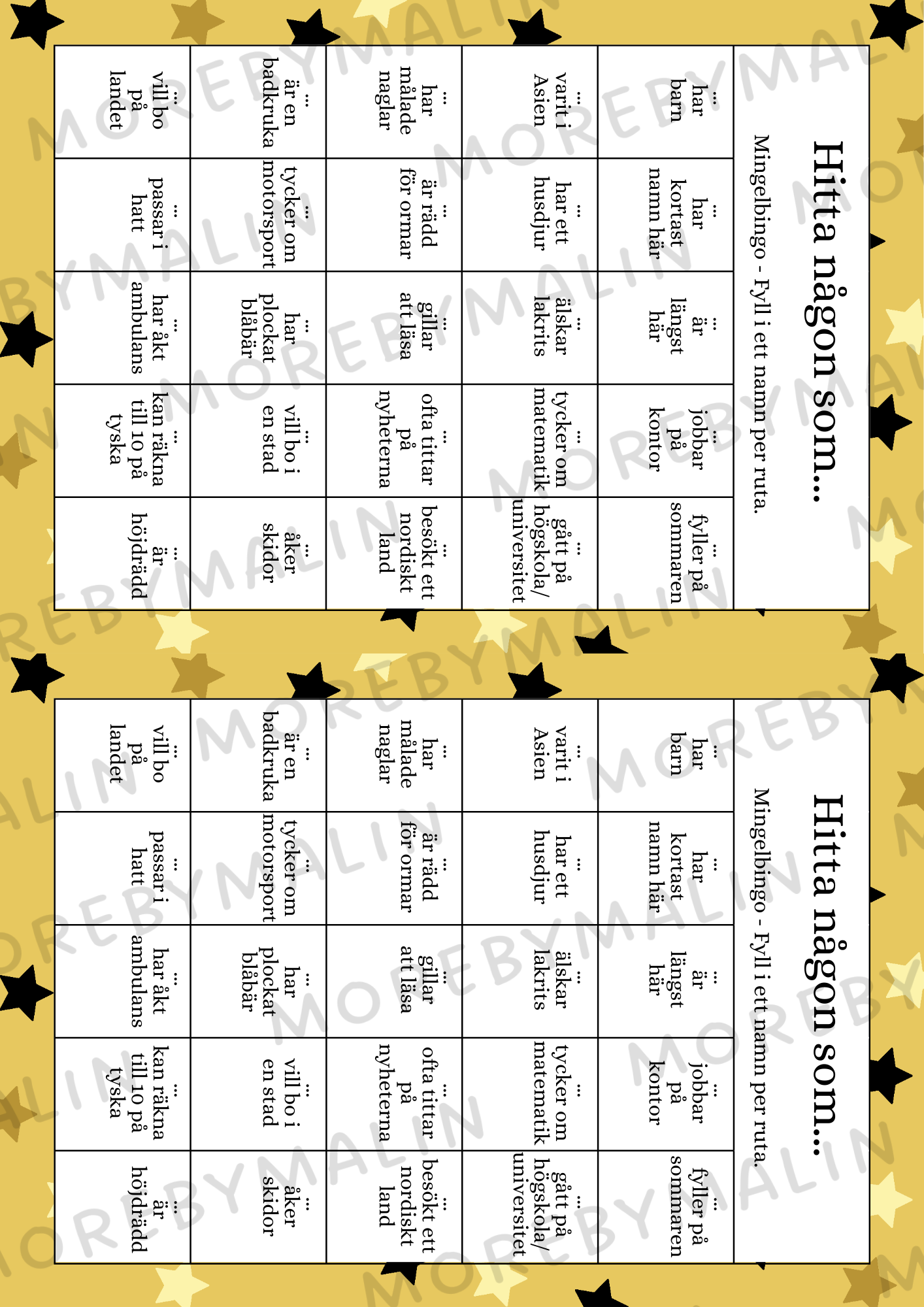 Kalaspaket - Vuxen (personlig)