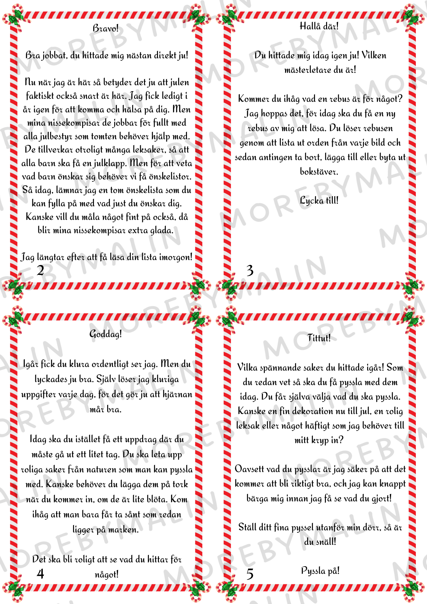 Nissebrev - Nissen leker kurragömma igen (Ett barn)