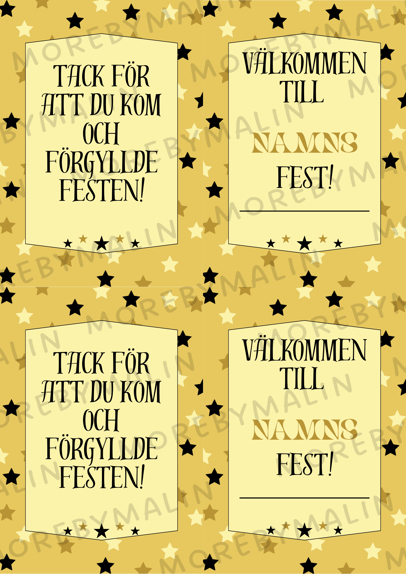 Kalaspaket - Vuxen (personlig)