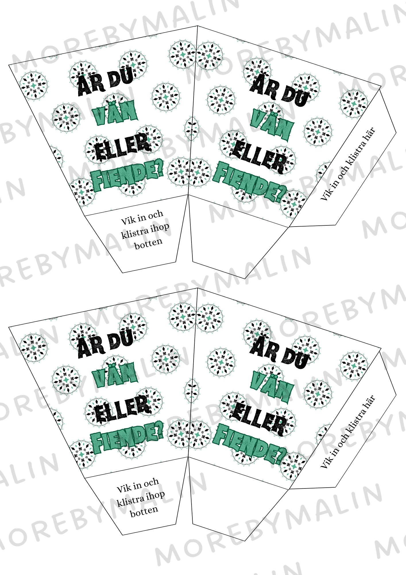 Vänner & fiender - ditt egna mordmysterispel