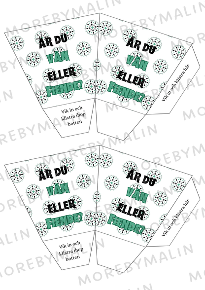 Vänner & fiender - ditt egna mordmysterispel