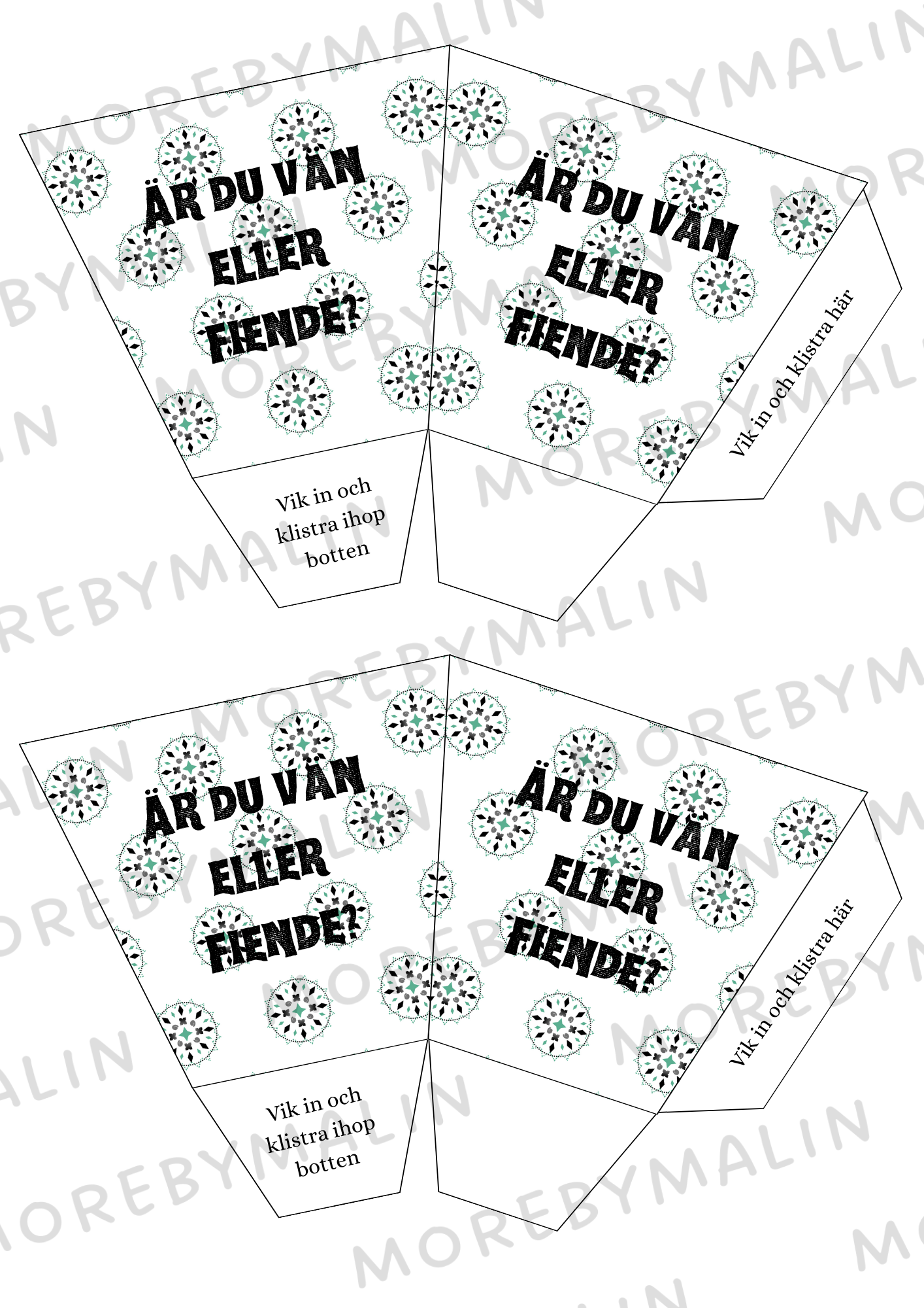 Vänner & fiender - ditt egna mordmysterispel