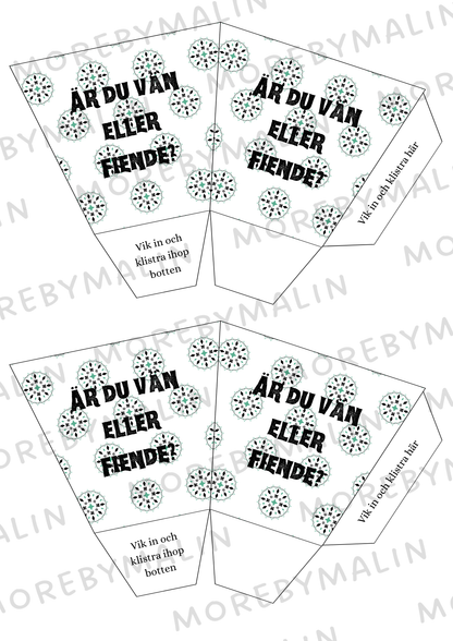 Vänner & fiender - ditt egna mordmysterispel