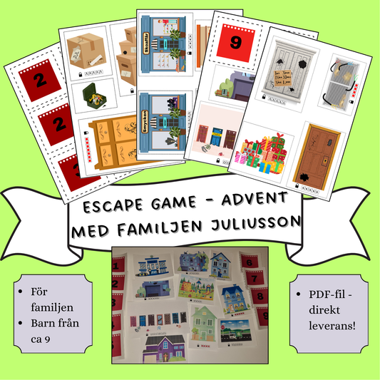 Escape game- Advent med familjen Juliusson
