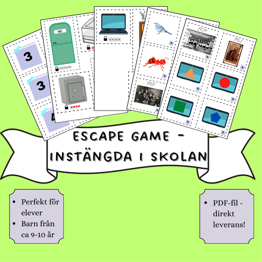 Escape game - Instängda i skolan