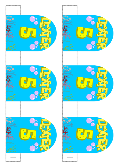 Kalaspaket - Tema Under vattnet 4 - 7 år (personlig)