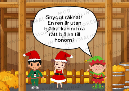 Sally och Sigge i Tomteverkstan - digital skattjakt