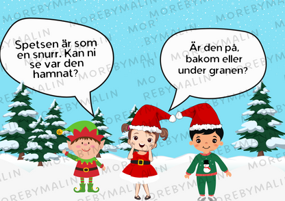 Sally och Sigge i Tomteverkstan - digital skattjakt