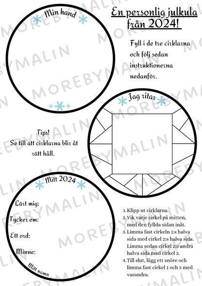 Gör en personlig julkula